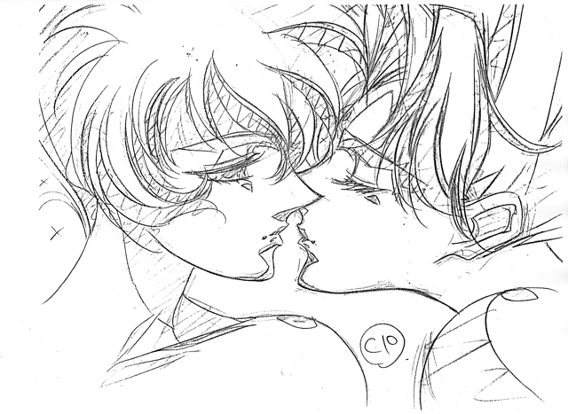 Utena-Movie Prod-Mat Kiss Genga 17 C10