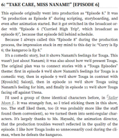 Ikuhara Ep Commentary - Ep06 - Nozomi DVD Bonus Booklet